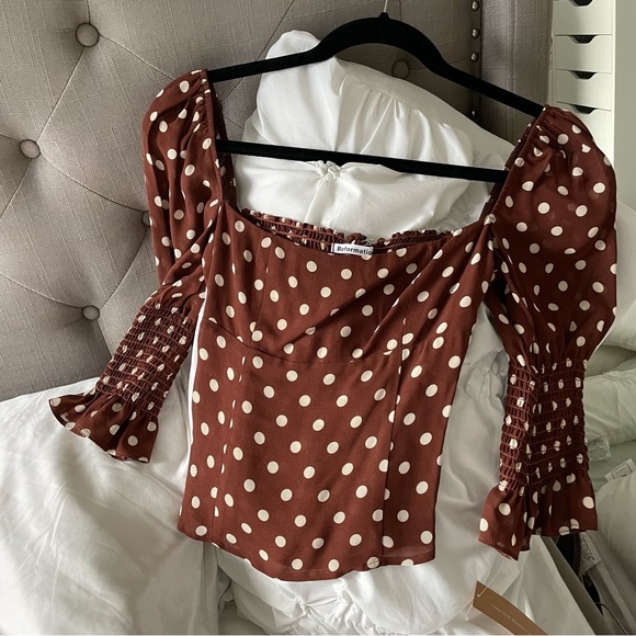 BNWT Reformation Portia top - Picture 2 of 5
